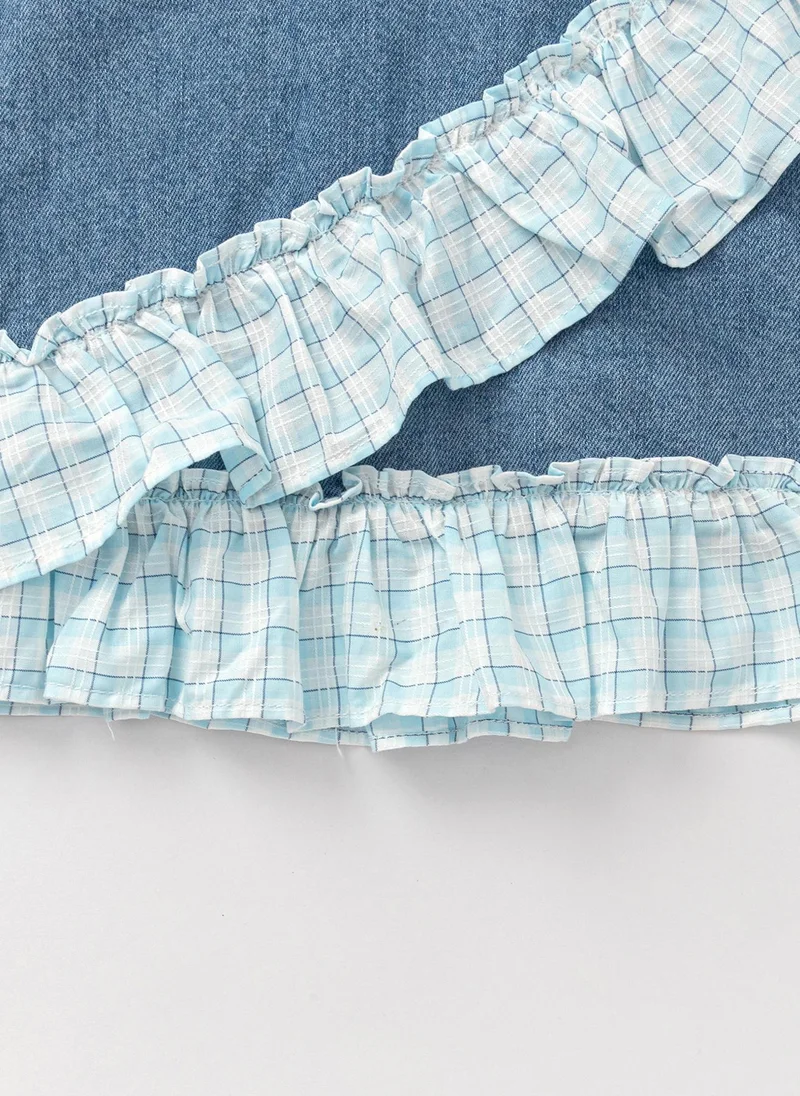 Balabala denim blue Toddler Girls Denim one-piece dress for Women | Best Price UAE